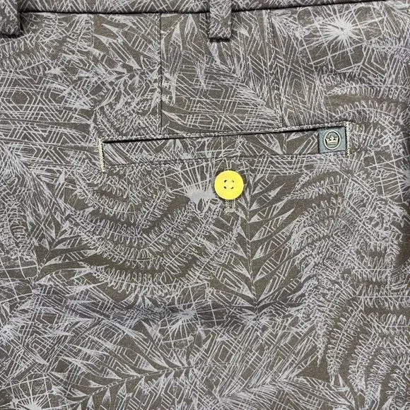 Peter Millar‎ Crown Sport Shorts Mens 38 Floral Blue golf chino pants